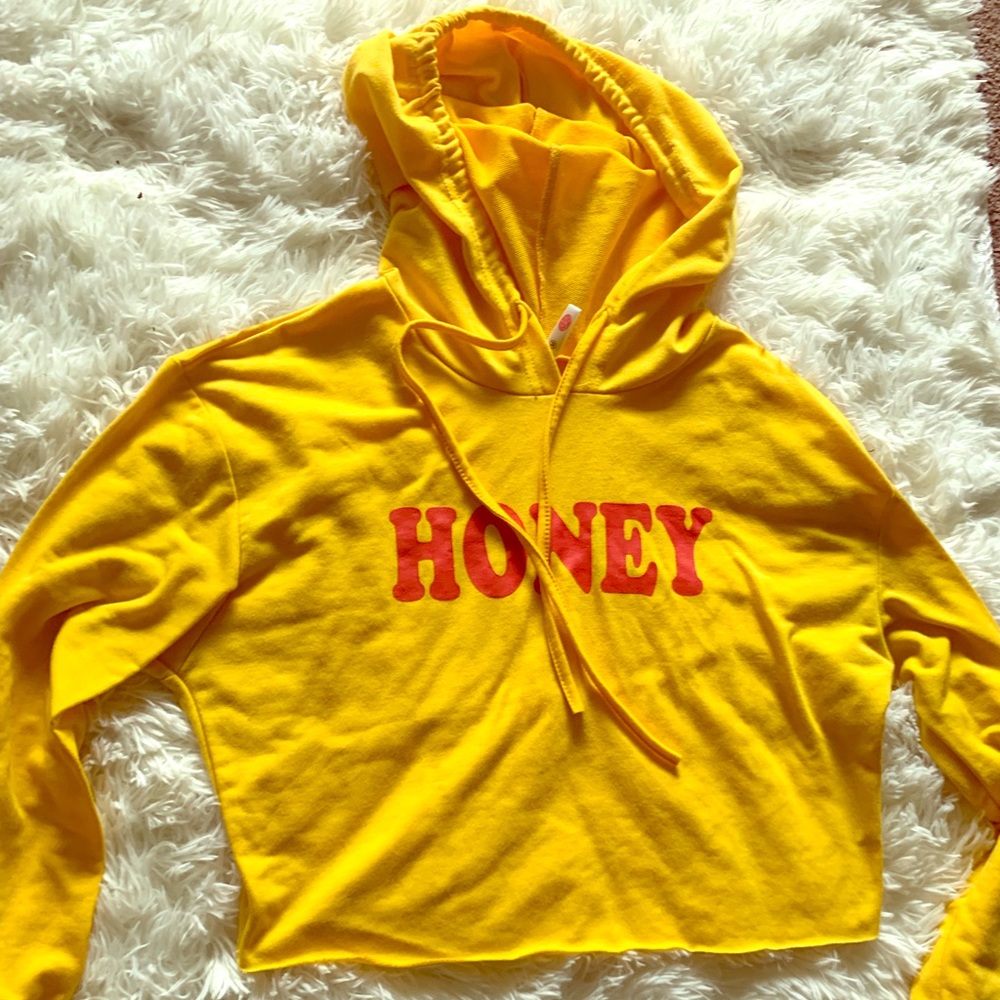 Cropped “Honey” Sweater